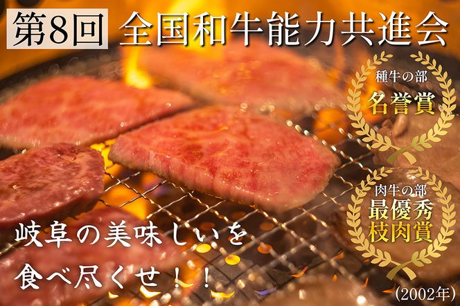 AB-49　A5飛騨牛　モモサンカクバラ焼肉セット計700ｇ