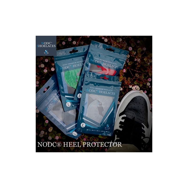NODC HEEL PROTECTOR[173N02]NODC HEEL PROTECTOR スニーカー ヒールプロテクター 選べる サイズ XS S M L XL カラー ブラック ホワイト クリア