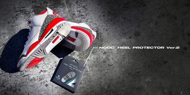 NODC HEEL PROTECTOR Ver.2［173N03］NODC HEEL PROTECTOR Ver.2 スニーカー ヒールプロテクター クリア フリーサイズ クッション
