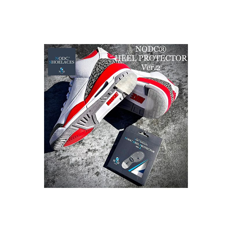 NODC HEEL PROTECTOR Ver.2[173N03]NODC HEEL PROTECTOR Ver.2 スニーカー ヒールプロテクター クリア フリーサイズ クッション