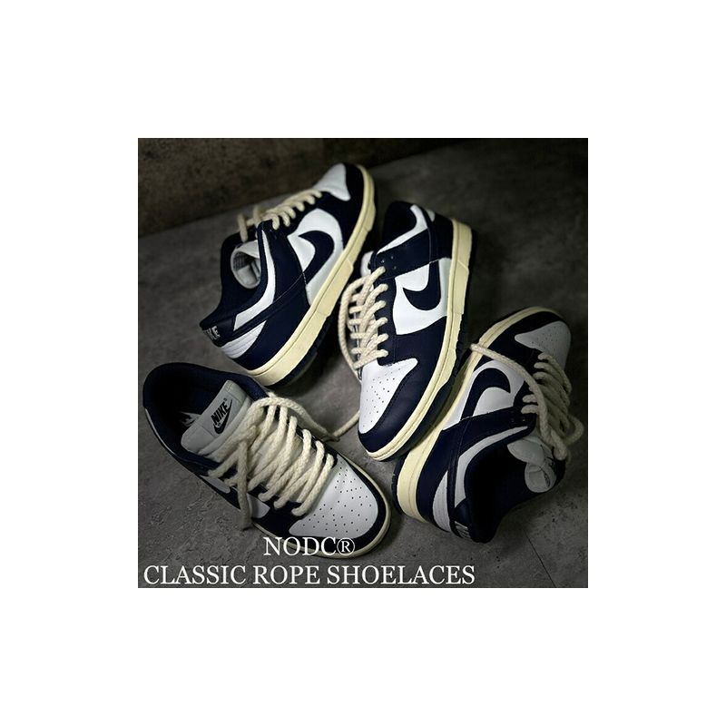 NODC CLASSIC ROPE SHOELACES 3セット[173N29]NODC CLASSIC ROPE SHOELACES 靴ひも 選べる サイズ 120cm 140cm カラー ブラック