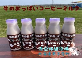 1852.牛のおっぱいコーヒーミルク５本セット