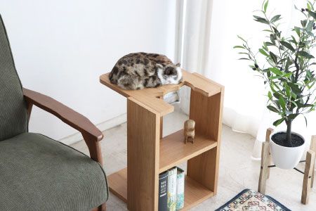 【東馬家具】TRM014 そばにいるよ サイドテーブル 【テーブル デスク 机 家具 国産 完成品】(H060431)