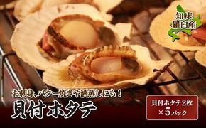 知床羅臼産 貝付ホタテ 生産者 支援 応援 016942_AM052