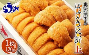 エゾバフンウニ　折うに(上)120×1枚 016942_BX005