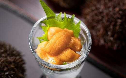 【先行予約/2026年1月より発送】天然 エゾバフンうに （中）塩水うに 300g （100g×3枚）ミョウバン不使用 北海道産 知床羅臼産 016942_BY005