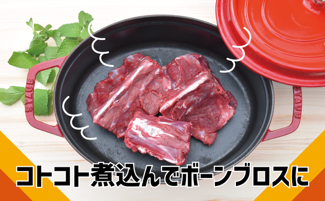 鹿の骨（生） 3kg ミックスセット ペットフード 犬 猫 森のジビエ for PET A-JK-A07A