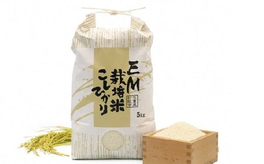 【2-72】こしひかり(EM栽培米)10kg 3合×3袋付