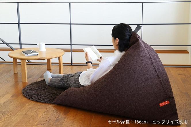 【大東寝具】tetra シェニール（ビッグサイズ）【ビーズクッション座椅子】（ブラウニー）［ 京都 寝具 老舗 クッション 人気 おすすめ くつろぎ 寝ごこち お取り寄せ 通販 送料無料 ふるさと納税 ］ 261009_A-BM040VC005