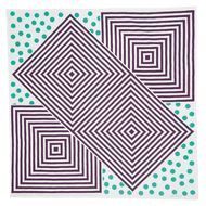 【荒川】京都ならでは！SOU・SOU×荒川益次郎商店風呂敷「暫（しばらく）」（孔雀 グリーン） 261009_A-CU010