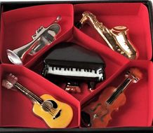 【ギャラリー洛中洛外】音楽好きな人に特におすすめ 楽器を再現 ハーモニー箸置 261009_A-GM014