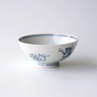 【たち吉】鳥獣戯画 飯茶碗 染付 261009_A-GU008