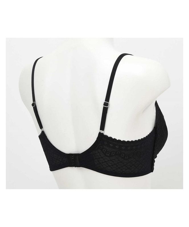 【ウンナナクール】364 レース＜Sサイズ＞ブラック1枚｜京都 ワコール インナーブランド ラクときれいを叶えるノンワイヤーブラジャー 人気［ 毎日つけたい ブラジャー 楽 きれい 人気 おすすめ 下着 レディース 肌着 ギフト プレゼント お取り寄せ 通販 送料無料 ふるさと納税 ］ 261009_A-KV004VC01A