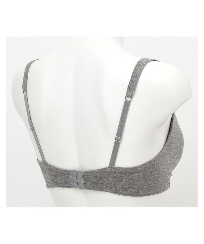【ウンナナクール】364 コットン＜Lサイズ＞シルバーグレー1枚｜京都 ワコール インナーブランド ラクときれいを叶えるノンワイヤーブラジャー 人気［ 毎日つけたい ブラジャー 楽 きれい 人気 おすすめ 下着 レディース 肌着 ギフト プレゼント お取り寄せ 通販 送料無料 ふるさと納税 ］ 261009_A-KV006VC03C
