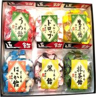 【飴匠さわはら】京飴／京風味6入りセット［ 京都 スイーツ あめ アメ フルーツドロップ おいしい 人気 おすすめ お取り寄せ お菓子 和菓子 ］ 261009_A-MW002