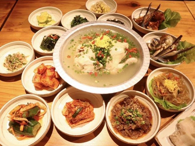 【韓国食堂 入ル ゴショミナミ】≪ディナー≫蔘鶏湯コースお食事券2名様分（ぐるなびセレクション） 261009_A-NB093