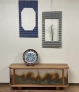 【弘誠堂】サイドボード「焼き銀箔」 261009_A-PC001