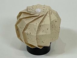 【イノベーティブクラフトワークス】折灯華 BONBORI maru -S- 黒谷和紙 261009_A-PE004