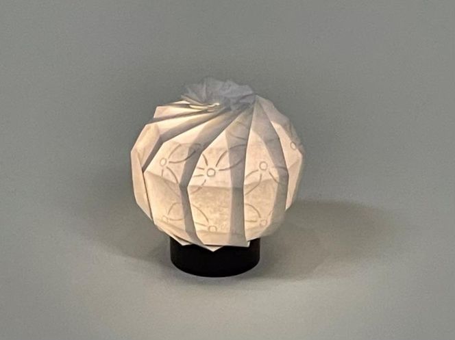 【イノベーティブクラフトワークス】折灯華 BONBORI maru -S- 京からかみ 261009_A-PE005