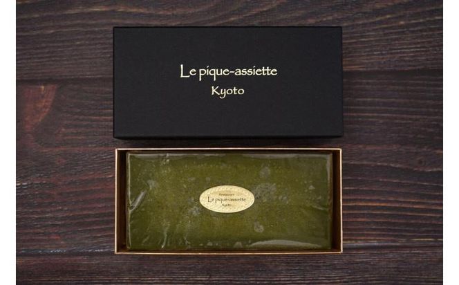 【ル・ピックアシエット】抹茶とホワイトチョコのテリーヌ 1本（400g）［ 京都 スイーツ おいしい 人気 おすすめ お取り寄せ お菓子 洋菓子 ］ 261009_A-PS005