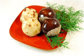 【京菓子司 二條若狭屋】ふく栗・やき栗詰合せ 12個入り［ 京都 スイーツ くり 栗餡 おいしい 人気 おすすめ お取り寄せ お菓子 和菓子 ］ 261009_A-PY002