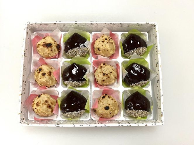 【京菓子司 二條若狭屋】ふく栗・やき栗詰合せ 12個入り［ 京都 スイーツ くり 栗餡 おいしい 人気 おすすめ お取り寄せ お菓子 和菓子 ］ 261009_A-PY002