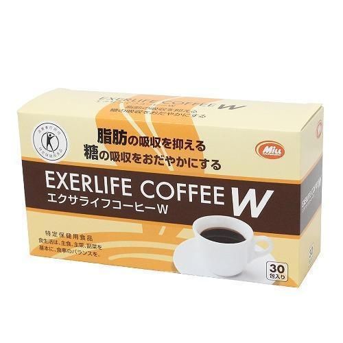 【ミル総本社】【特定保健用食品】エクサライフコーヒーＷ（30包入） 261009_A-QM002