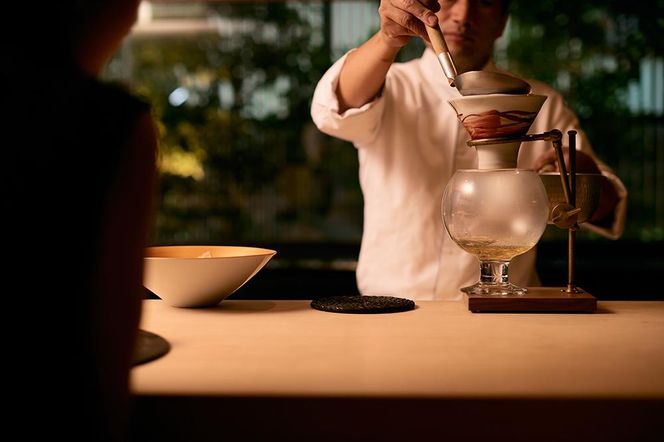 【THE THOUSAND KYOTO】ザ・サウザンド京都 ふるさと納税ディナーペアチケット カウンター割烹コース 261009_A-RA015