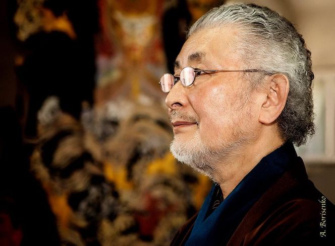 【玄才工房】小紋着尺（小紋・羽織・コート）（青） 261009_A-RC001VC03