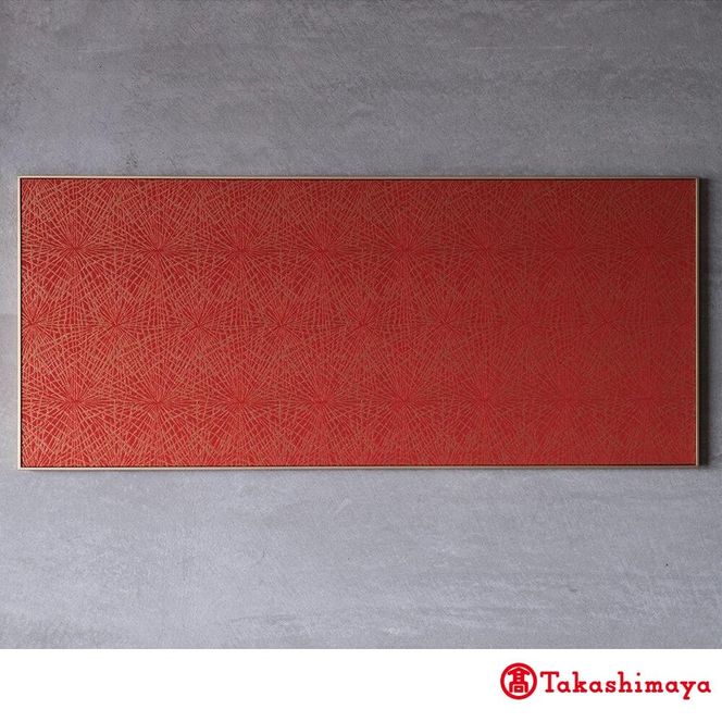 【龍村美術織物】ART PANEL -HEIZO－ アートパネル 敷松葉【高島屋選定品】 261009_A-RG023