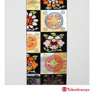 【龍村美術織物】龍村錦帯 袋帯 遠州七宝錦 黒【高島屋選定品】 261009_A-RG040