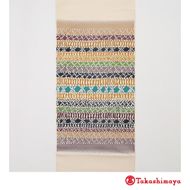 【龍村美術織物】龍村錦帯 袋帯 彩縄文 白茶【高島屋選定品】 261009_A-RG041