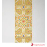 【龍村美術織物】龍村錦帯 袋帯 小蜀紅文錦 金糸経【高島屋選定品】 261009_A-RG043