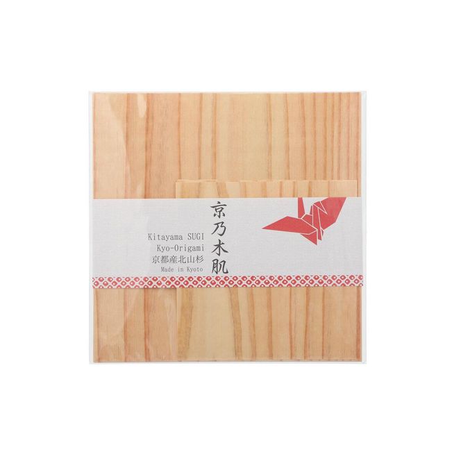 【KyotoNaturalFactory】北山杉スピーカーDESHIBO(出絞) と北山杉折り紙  261009_A-UF004