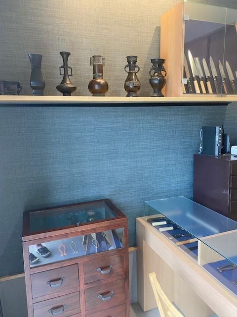 【安重】手打ち花鋏 261009_A-UK002