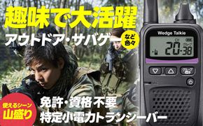 トランシーバー WED-NO-001 イヤホンマイクセット【ウェッジ】 261009_A-UR001