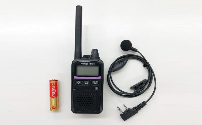 トランシーバー WED-NO-001 イヤホンマイクセット【ウェッジ】 261009_A-UR001
