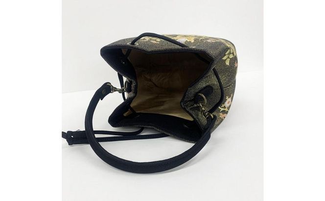 【京都丸紅】V&A京友禅巾着バッグ（オフ） 261009_A-UU001VC01