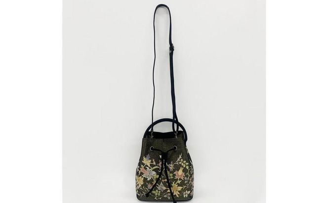 【京都丸紅】V&A京友禅巾着バッグ（オフ） 261009_A-UU001VC01