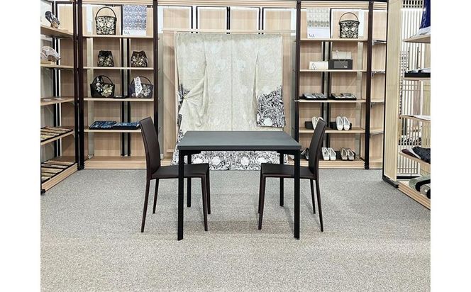 【京都丸紅】V&Aシルクオーガンジーショール（モノトーン） 261009_A-UU002VC03