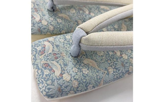 【京都丸紅】V&A草履（Lサイズ/ミント） 261009_A-UU003VC04