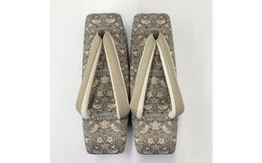 【京都丸紅】V&A草履（Lサイズ/ブラウン） 261009_A-UU003VC05