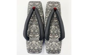 【京都丸紅】V&A草履（Lサイズ/ブラック） 261009_A-UU003VC06