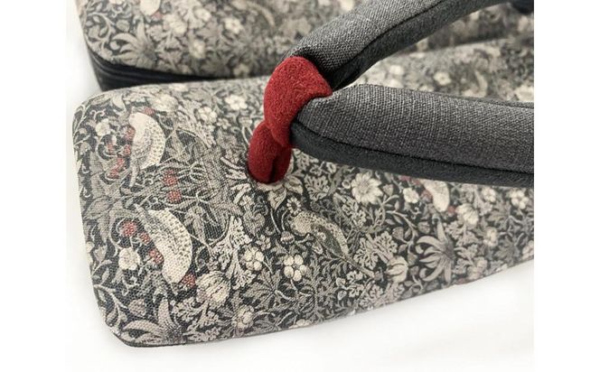 【京都丸紅】V&A草履（Lサイズ/ブラック） 261009_A-UU003VC06