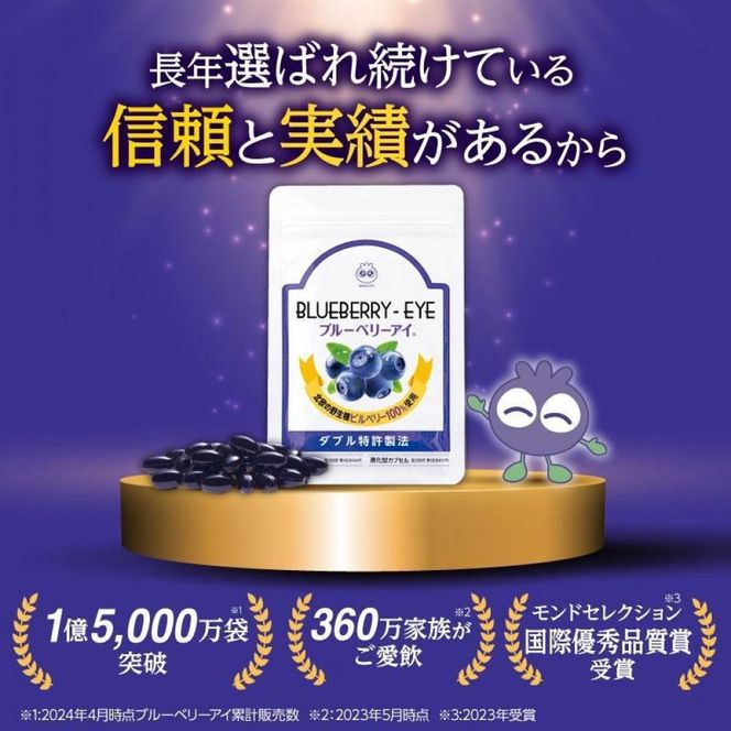 【わかさ生活】ブルーベリーアイ6袋セット(半年分)｜健康 サプリメント ブルーベリー［ 京都 健康 オールインワンサプリメント ブルーベリーアイ ひとみの健康 人気 おすすめ 健康食品 お取り寄せ 通販 ふるさと納税 ］ 261009_A-WL002