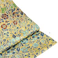 【龍村美術織物】仕立て名古屋帯　早雲寺文台裂（金） 261009_B-AP28