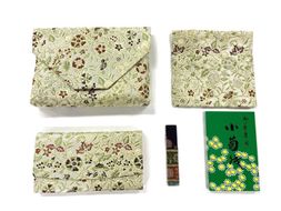 【龍村美術織物】早雲寺（銀）茶道具5点セット（古帛紗など） 261009_B-AP31