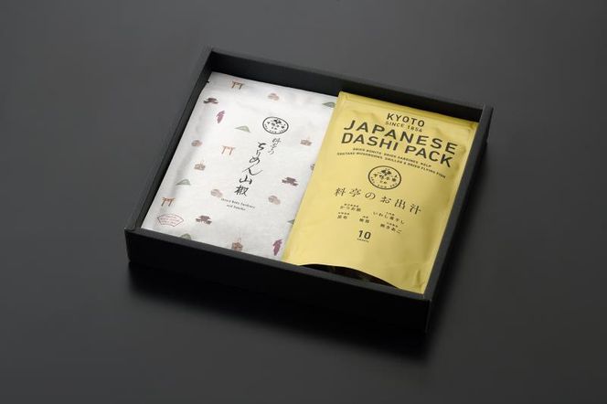 【下鴨茶寮】料亭のお出汁とちりめん山椒2色添え［ 京都 老舗 料亭 ミシュラン 御飯のお供 出汁 セット 人気 おすすめ グルメ 京料理 調味料 ギフト プレゼント 贈答 お取り寄せ 通販 ふるさと納税 ］ 261009_B-BS72