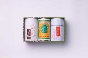 ＜期間限定 12/31までの受付＞【一保堂茶舗】大福茶・煎茶 芳泉・極上ほうじ茶 中缶セット 261009_B-CV16
