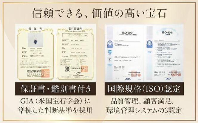【京セラ】クレサンベール〈アレキサンドライト〉ピアス【2.16CT/PT900】 261009_B-EU54